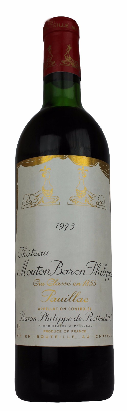 ちゃっぴー　Château Mouton 1970　1973 Château Mouton Rothschild 1973 赤ワイン ちゃっぴー Château